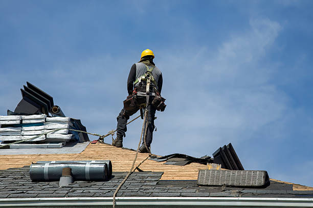 Professional Roof Installation technician working in Benge, WA